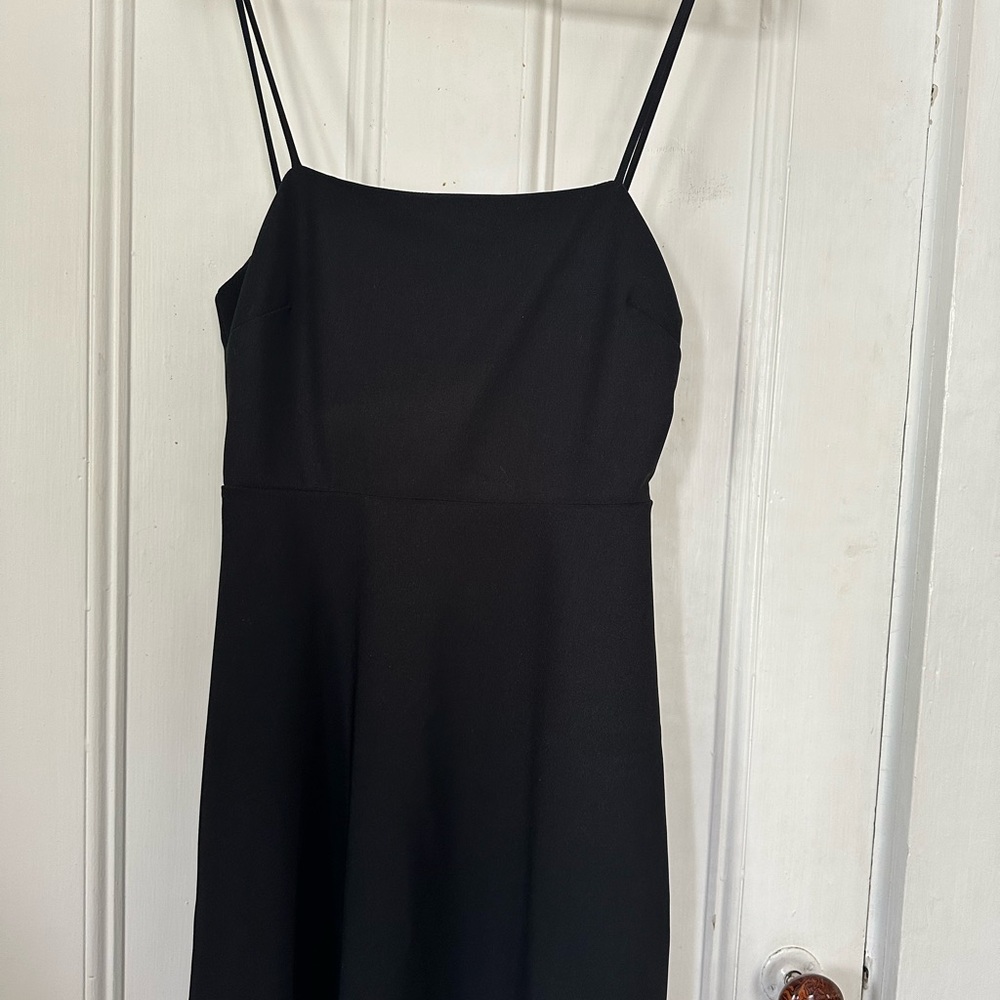 Urban Outfitters Black Spaghetti Strap Slip Dress